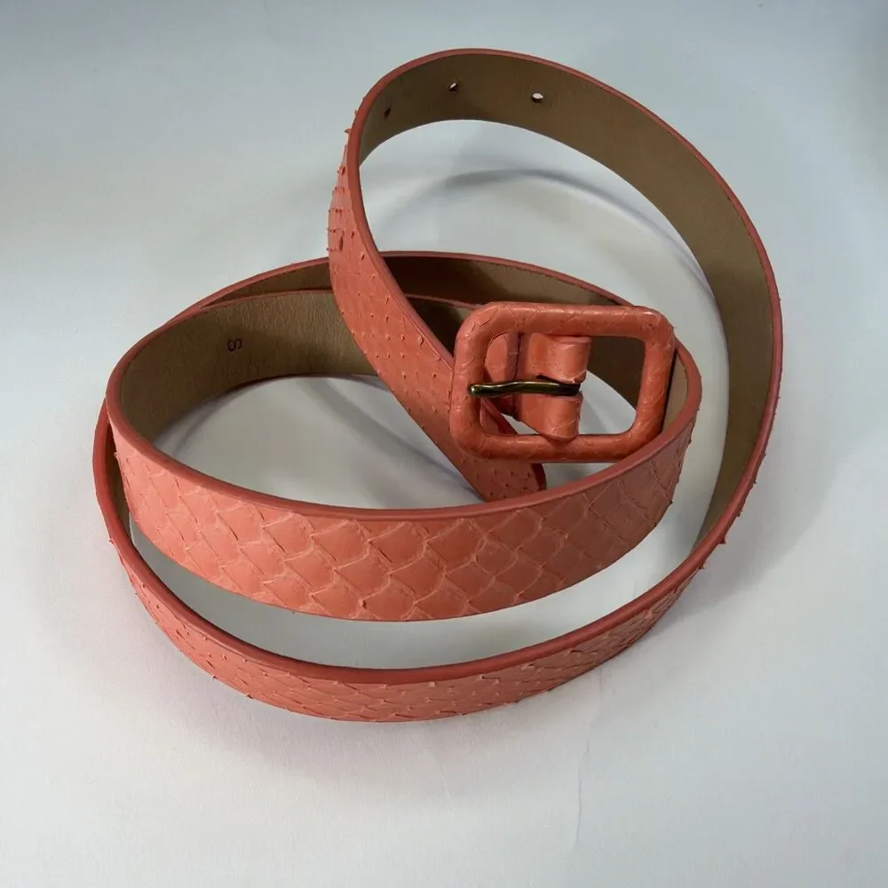 JCrew Women’s Peach Belt Size Small - Picture 2 of 2